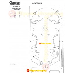 Gottlieb SYS 1 78' à 80'- Elastiques 'Silicone' Hadès ©