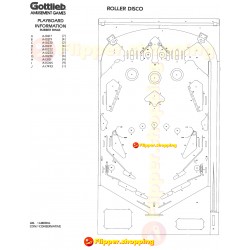 Gottlieb SYS 1 78' à 80'- Elastiques 'Silicone' Hadès ©