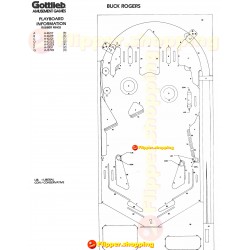 Gottlieb SYS 1 78' à 80'- Elastiques 'Silicone' Hadès ©