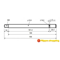 Lance bille Chrome Gottlieb 26310 NT