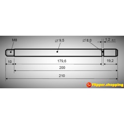 Lance bille Chrome Générique A-6387 20-9253 20-9927