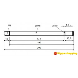 Lance bille Bally A-100-12 M8