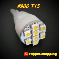 Led Flash 8 SMD AC/DC 180° 3528 Blanc Froid