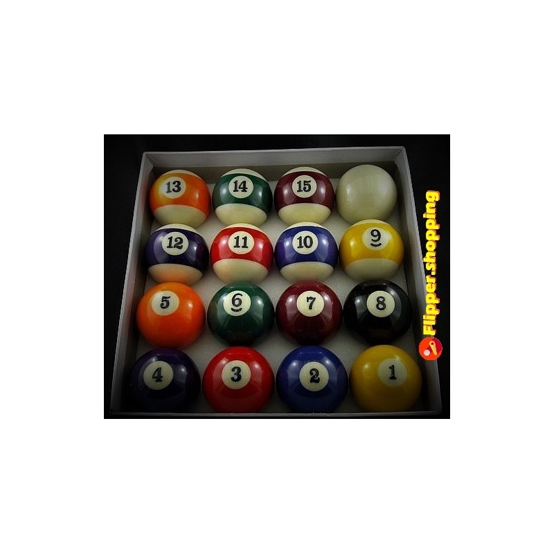 Set de Billes de billard américain 57,2 mm  Grade A