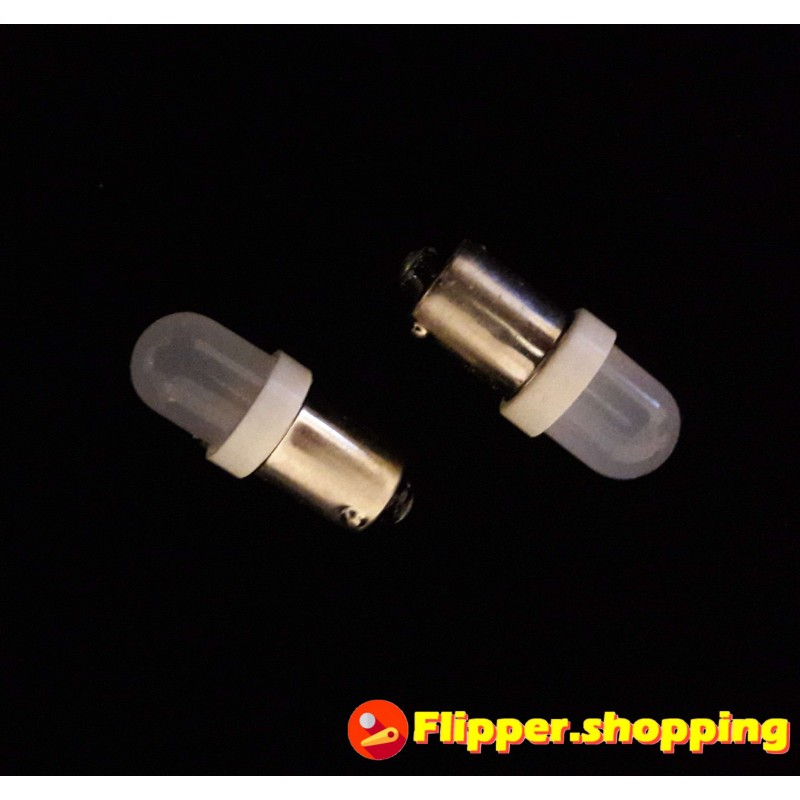 Led clignotante 455 44 blanc chaud Backglass Tube Givré