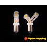 Led Adjust V2 2X 360 SMD 5050 Douille 44 47 Ba9s Blanc Pur