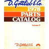 Gottlieb 1978 Parts Catalog