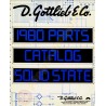 Gottlieb 1980 Parts Catalog