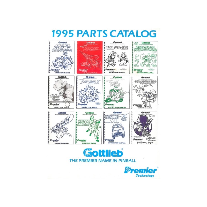 Gottlieb 1995 Parts Catalog