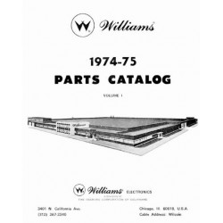 Williams 1974-1975 Parts Catalog