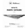 Williams 1974-1975 Parts Catalog