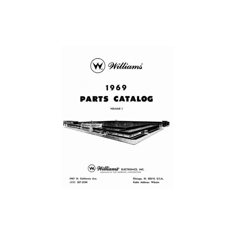 Williams 1969 Parts Catalog