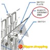 Caoutchouc 986 Bloc Cible Gottlieb