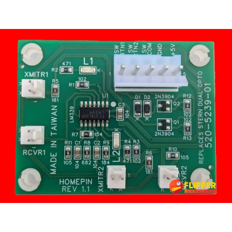 520-5239-01 STERN DUAL OPTO Carte HOMEPIN