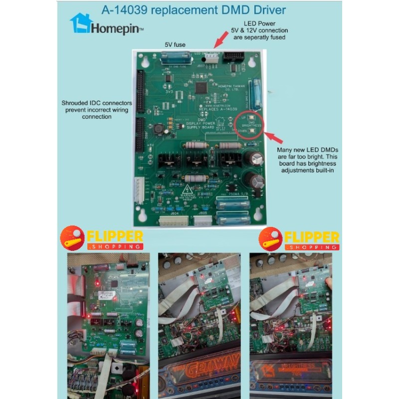 WMS A-14039 DMD Carte contrôleur Affichage